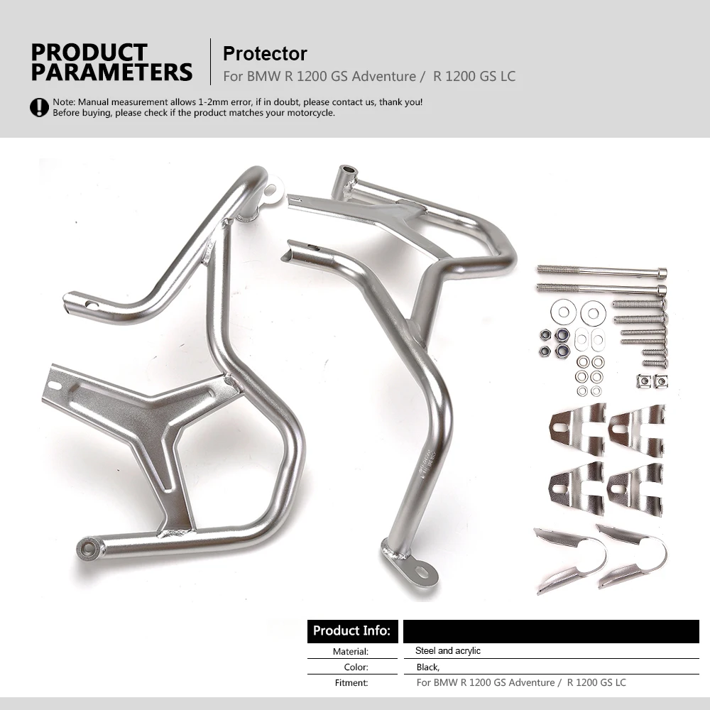 Защита двигателя для BMW R1200GS Adv 2019 верхняя Авария Бар расширения R1200 приключения с