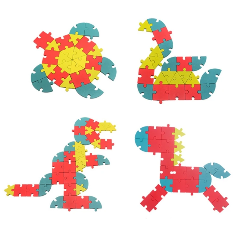 

40PCS Toddler Montessori Educational Puzzle Early Learning Jigsaw Toy Teaching Puzzle Sticks Interactive Puzzle Board