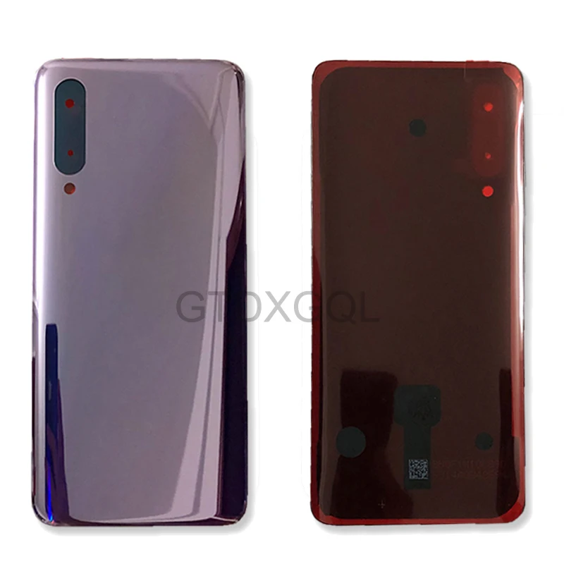 new glass for xiaomi mi 9 m1902f1g back door cover rear battery housing door mobile phone case replacement free global shipping