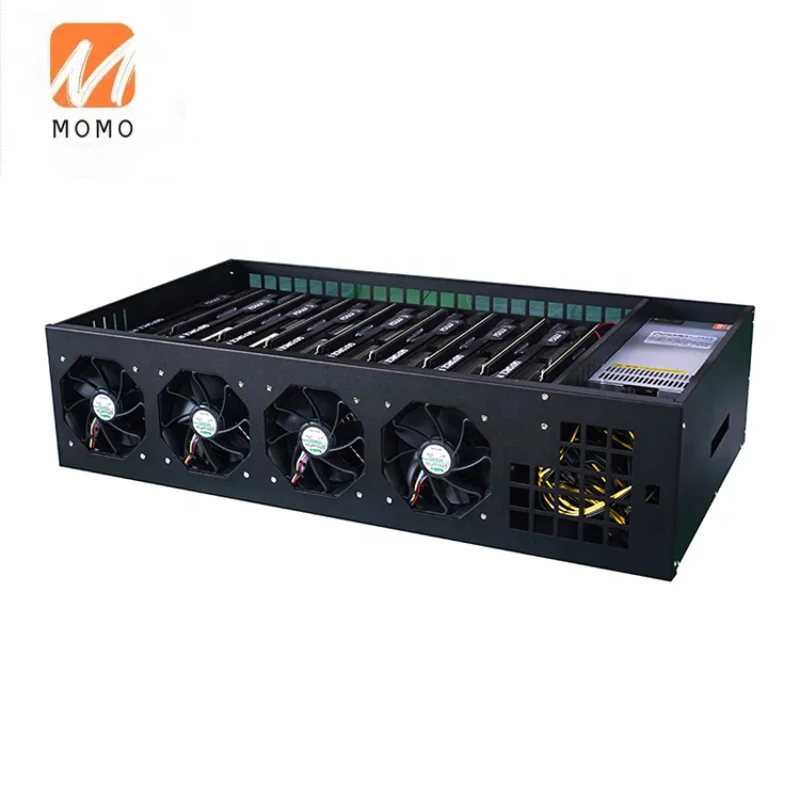 

70mm Spacing 8GPU mining rig case Frame 8 GPU Rigs Computer Server chassis Video card 3080 Graphics Card