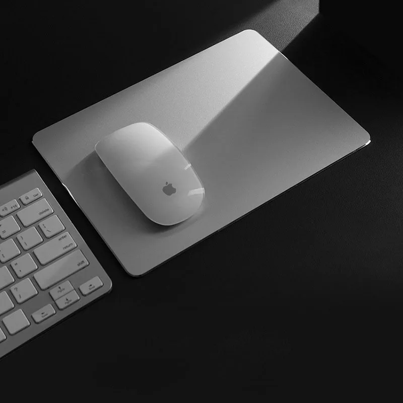 metal mouse pad for apple xiaomi huawei mousepad macbook mac mouse pad laptop large mouse pad computer desk gaming mouse pad free global shipping