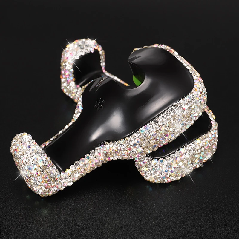 

2 Pcs Universal Seat Back Organizers Rhinestone Car Storage Hooks Interior Stowing Accessories Decoration for Car and Home