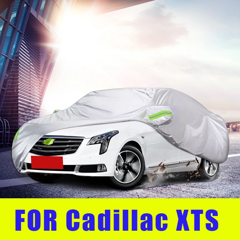 Waterproof Full Car Covers Outdoor Sunshade Dustproof Snow For Cadillac XTS Accessories