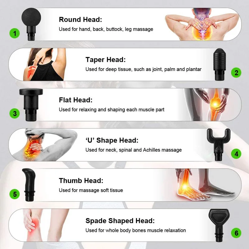 

30 Speeds Massage Gun Deep Tissue Percussion Muscle Slimming Shaping Massager For Pain Relief with LCD Touch Display