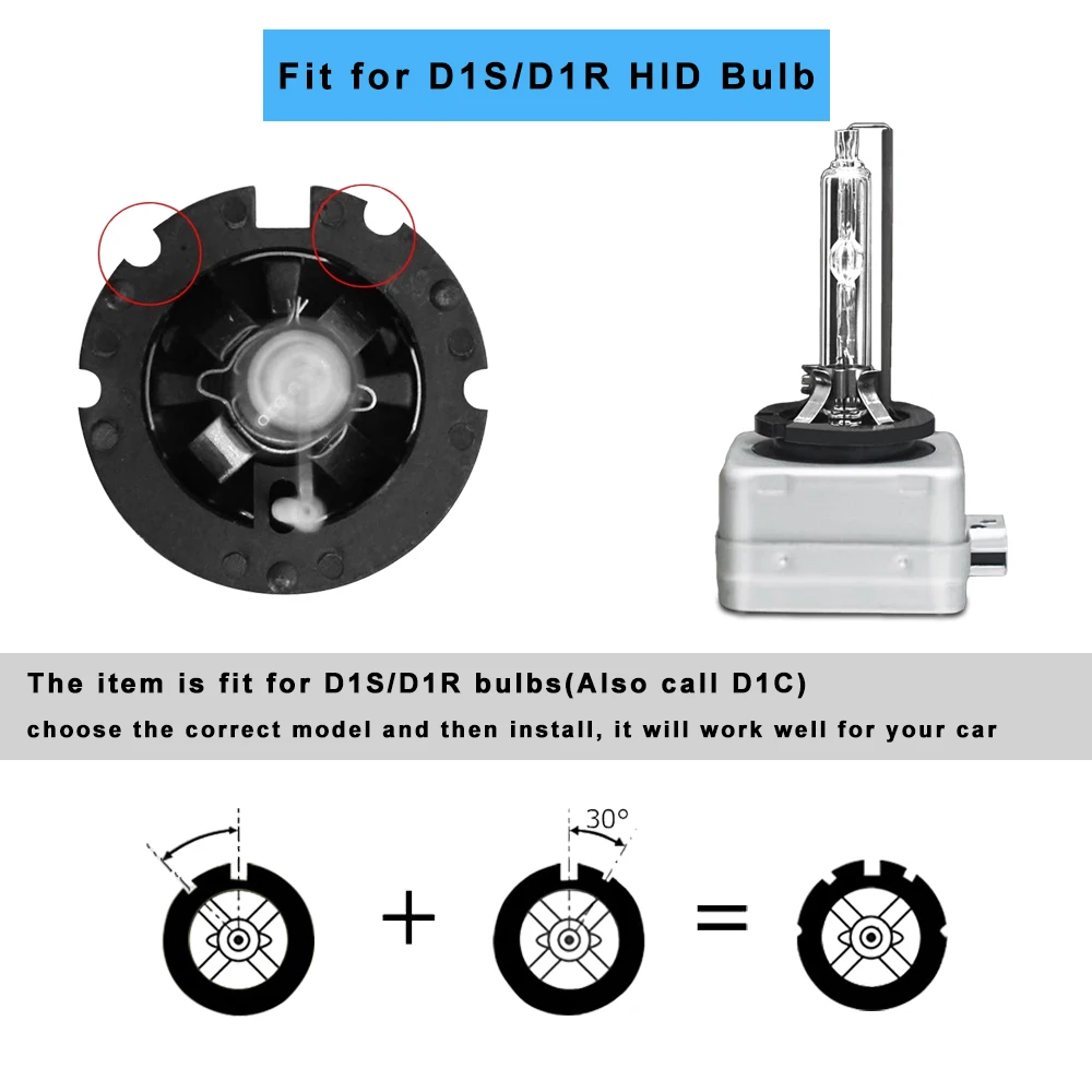 Комплект ксеноновых фар SHUOKE Bi hid D1S D1R D2S D2R D3S D3R D4S D4R D5S D8S 12 в 25 Вт 35 4300 К 5000 6000 2 шт.