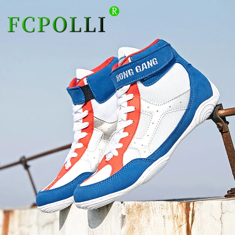 

Боксерская обувь для мужчин и женщин, тренировочная обувь, Профессиональные боксерские ботинки, боксерские ботинки для детей, боксерская о...