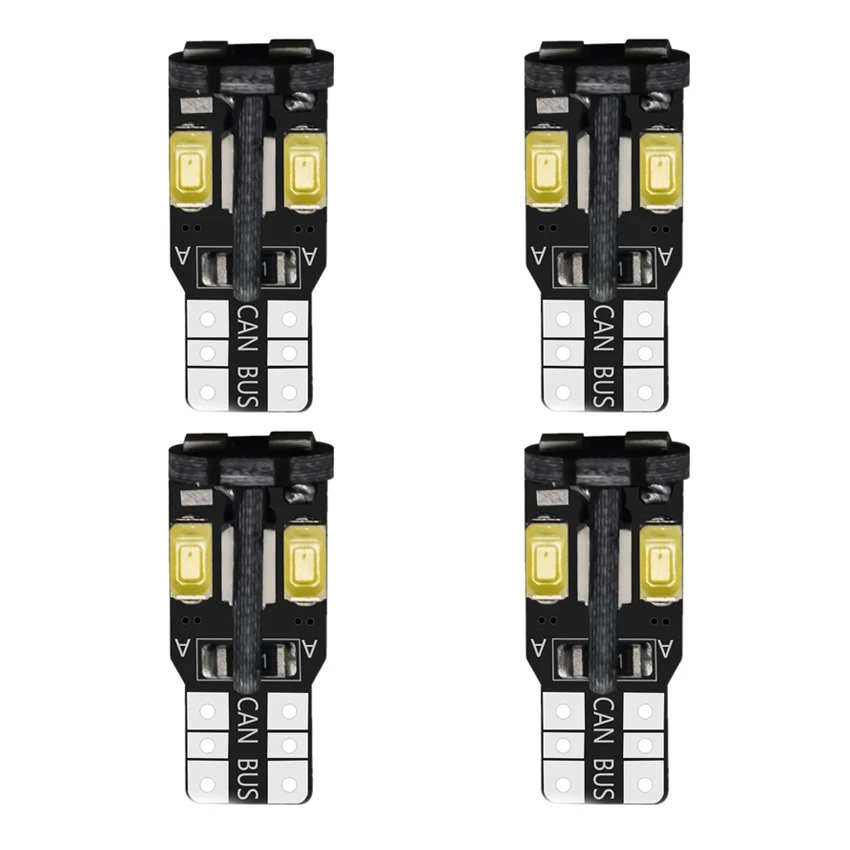 

4pcs T10 10smd 5730 Canbus No Error License Plate Lights Trunk Lamp Audi Car Door Lights Clearance Lights Dome Light 5W