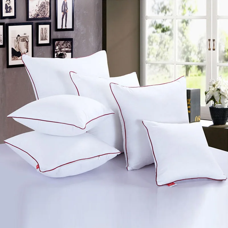 

50X50 Brushed Cloth Pillow Core Cushion and Lumbar Super Soft Comfortable Office Home Sofa Bed Decoration
