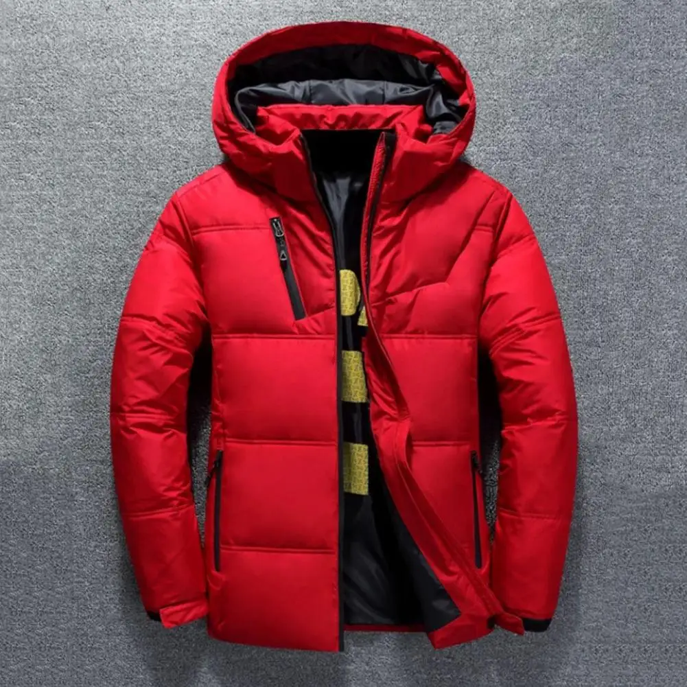 Winter Down Coat Fabulous Smooth Hooded Leisure Winter Jacket for Work  Men Down Coat  Men Down Coat
