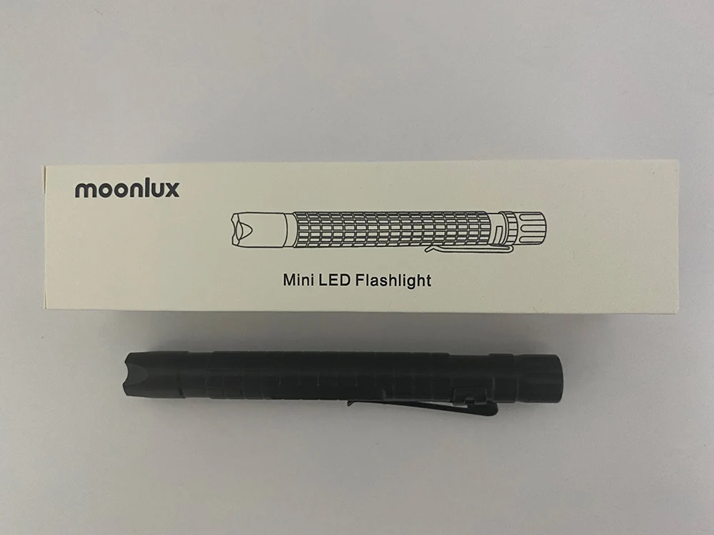 Портативный светодиодный мини-фонарик Moonlux тактический кармансветильник фонарь