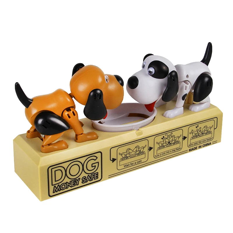 Милая креативная Копилка мультяшная электрическая собака вор копилка для денег
