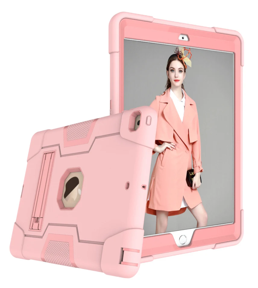 

Heavy Armor Shochproof kids Silicone Cover case for iPad 10.2 2019 7 7th Gen A2198 A2200 A2197 10.2" Tablet Funda Capa