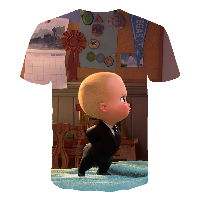 

Teen 3D Printing Kids T-shirt Baby Boss Movie t shirt Boy Clothing Anime Cartoon tshirt Kids Summer Clothing Top Casual clothing