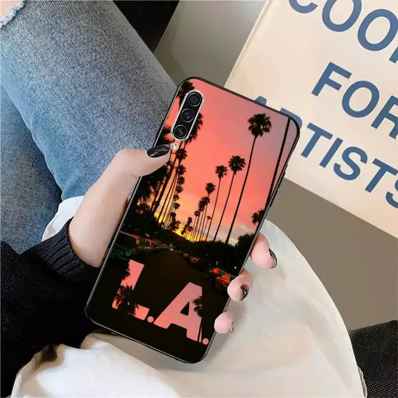 

Travel Los Angeles California Phone Case For Samsung galaxy S 9 10 20 A 10 21 30 31 40 50 51 71 s note 20 j 4 2018 plus