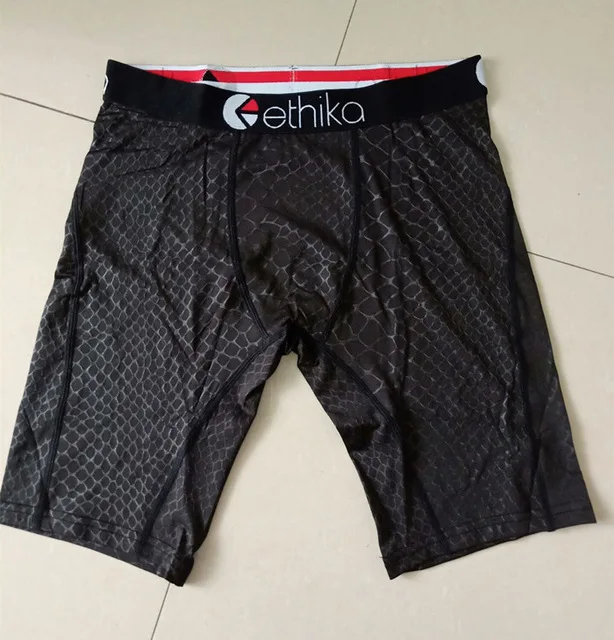 18 Роскошное Ethika Мужское нижнее белье, боксеры с мультяшным принтом, гей медведь, Сексуальные Длинные боксеры, мужские трусы, дышащие обтягивающие шорты, спортивные мужские трусы - Цвет: 18