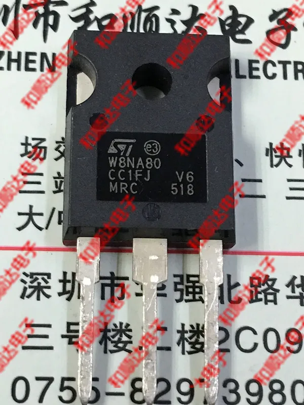 

10pcs/lot STW8NA80 brand new spot TO-247 800V 7.2A