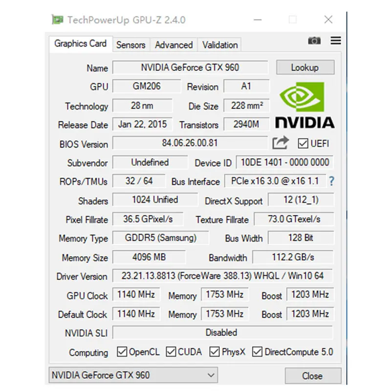 SZMZ GeForce GTX960 128 бит DP * 1 PCI Express X16 видеокарта VENTUS 2 Гб GDDR6 OC игровые видеокарты для