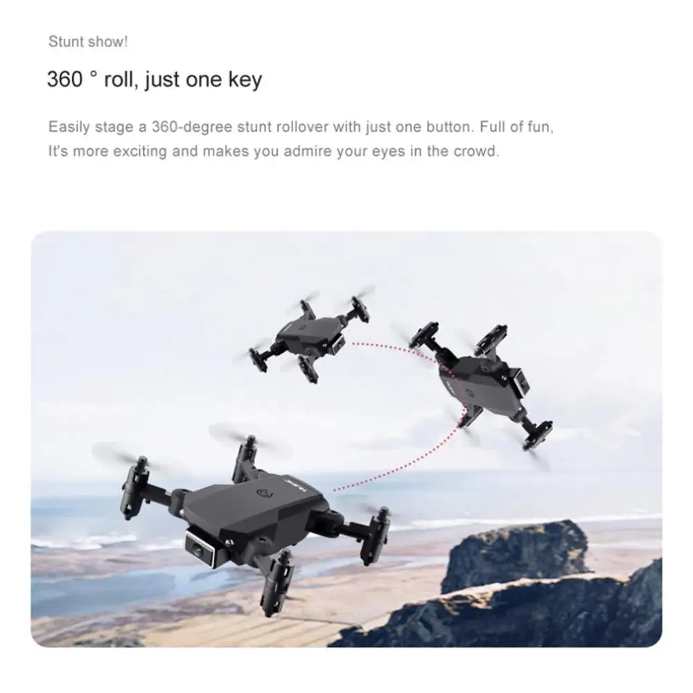 

S66 Mini Rc Drone 4K Hd Camera Professionele Luchtfotografie Helicopter Zwaartekracht Inductie Folding Quadcopter
