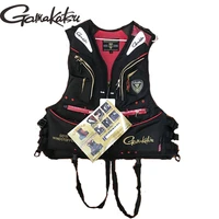gmakatsu fishing vest outdoors diving life jacket high buoyancy life vest multi function fishing clothing multi pocket vest