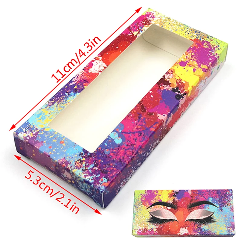 

10PCS Empty False Eyelash Packaging Box Paper Holder Case Container Cosmetic Tool New