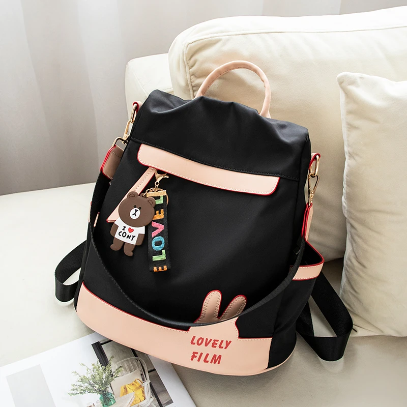 

Women's Fashion Backpack Student Schoolbag Large Capacity Outdoor Travel Backpack High Quality Ladies Luxury Bag 2021 New Bag