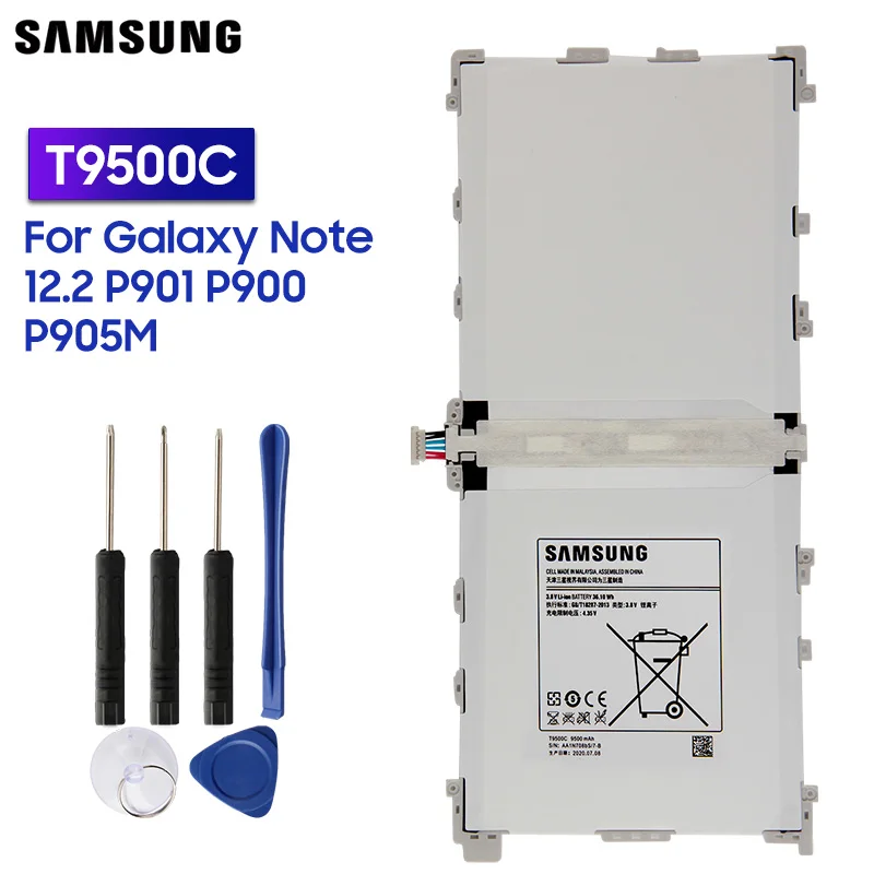 Samsung оригинальный аккумулятор для планшета T9500E T9500C Сань Син Galaxy Note 12 2 SM T900 P900 P901 P905