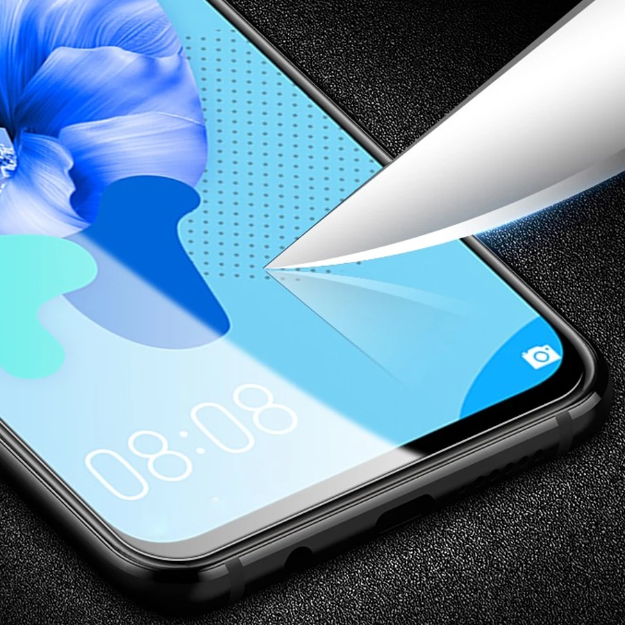 Защитное стекло для экрана и камеры смартфона Huawei Nova 5T закаленное|Защитные