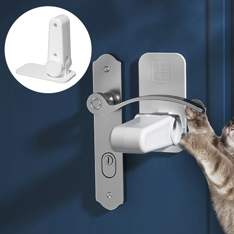 

Baby Cabinet Locks Door Level Handle With Adhesive Anti-Open Lock For Child Protection Baby Safety Accessories