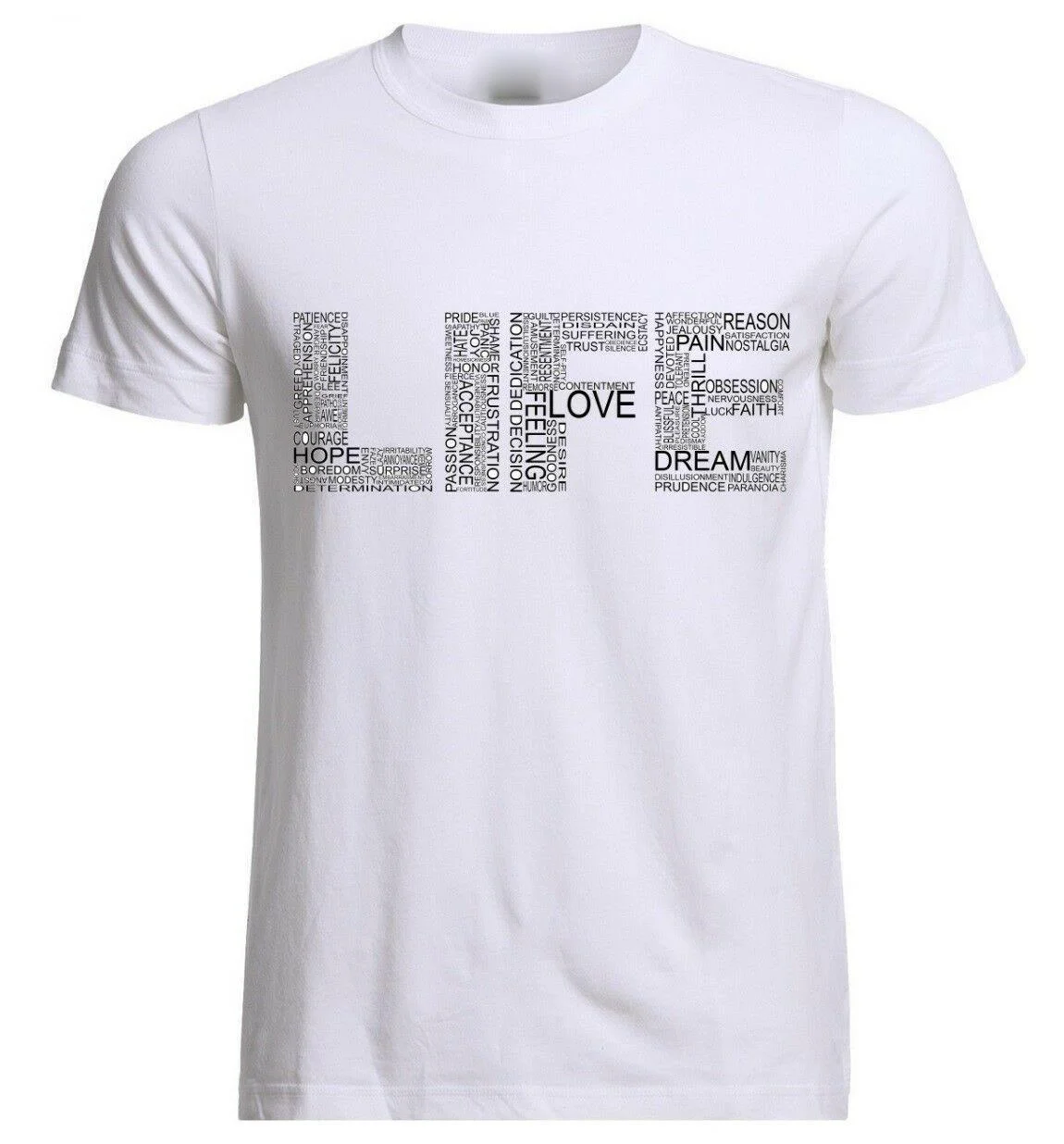 

Life Typography Quotes T-Shirt