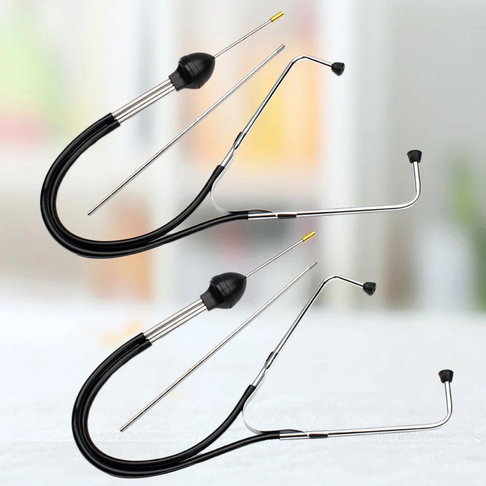 

2Pcs Professional Diagnostic Tools Car Engine Block Stethoscope Automotive Detector Auto tools Engine Diagnostic Tool Tester for