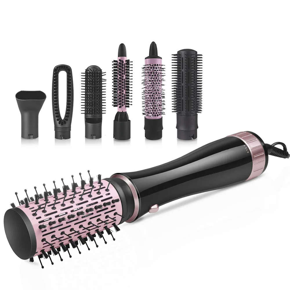 

Hot Air Brush Hair Dryer Electric Hair Dryer Brush 2 IN 1 Hair Straightener Comb Curling Brush Hair Styling Tools Makeup Set