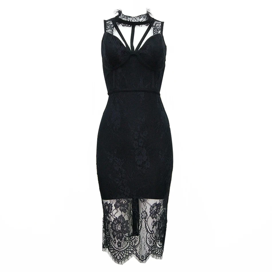 Новинка лета 2020 женское модное платье без рукавов с высоким воротом элегантное