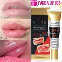 instant volumising lip plumper moisturizing repairing reduce fine lines brighten color collagen oil jelly lip gloss 2pcslots