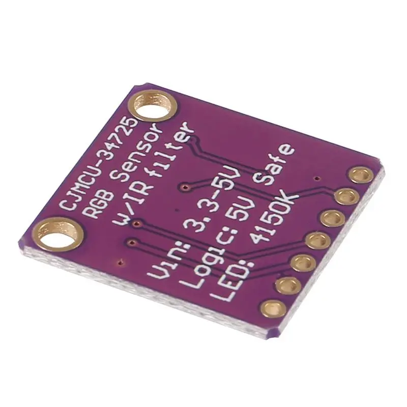 

Aokin 3PCS TCS-34725 TCS34725 RGB Light Color Sensor Colour Recognition Module with IR Filter and White LED for Arduino