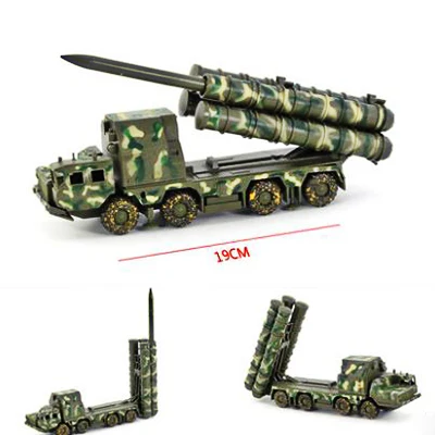 Белый 1/72 1: 72 Российская армейская S-300 ракетная система радарная машина пластиковый сборный грузовик пазл Строительный набор военный автомобиль модель игрушка подарок - Цвет: Белый