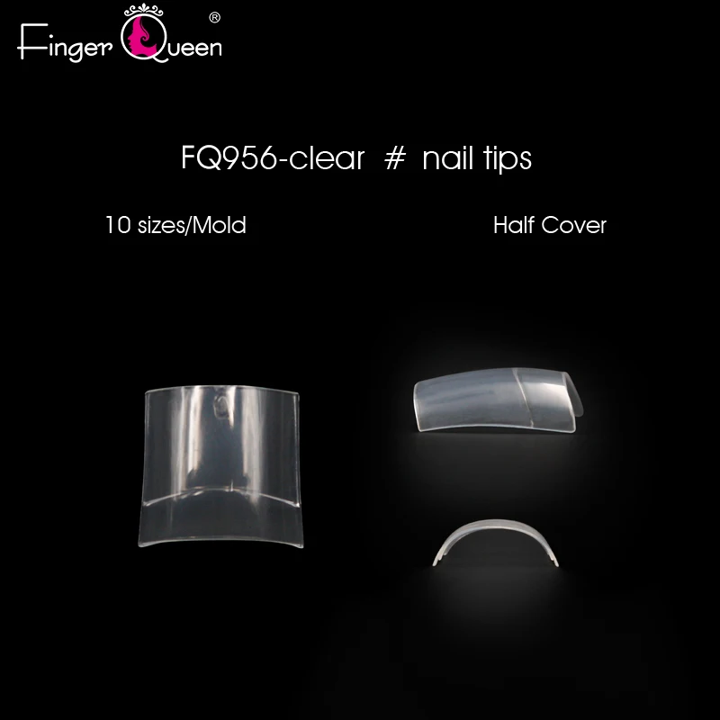 1 набор французской Ложные акриловые Типсы Полное/накладные ногти/половина