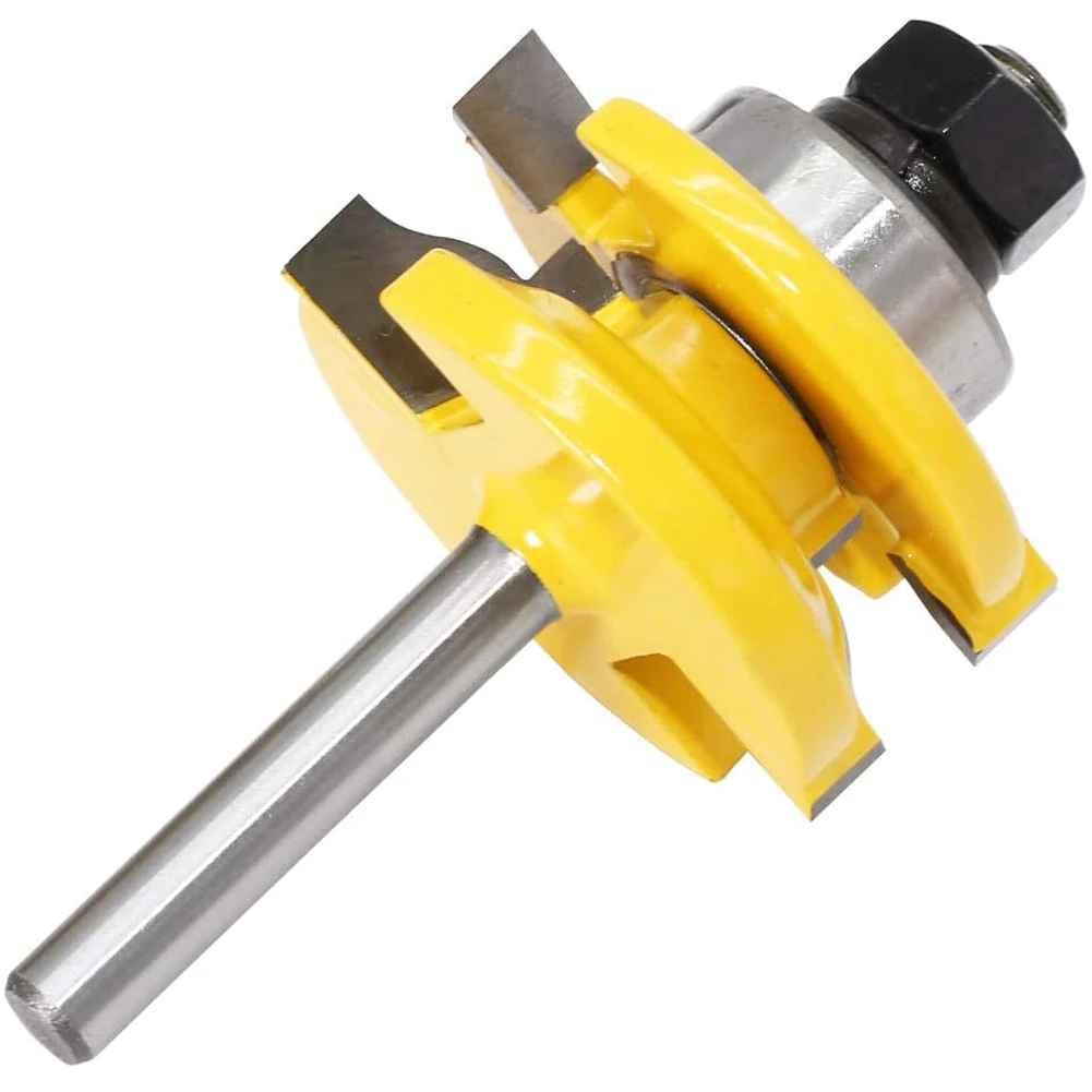 

Solid Carbide tungsten Milling Cutter,woodworking router bit,Router Bit Set T Shape Wood Milling Cutter for Woodworking 3 Packs