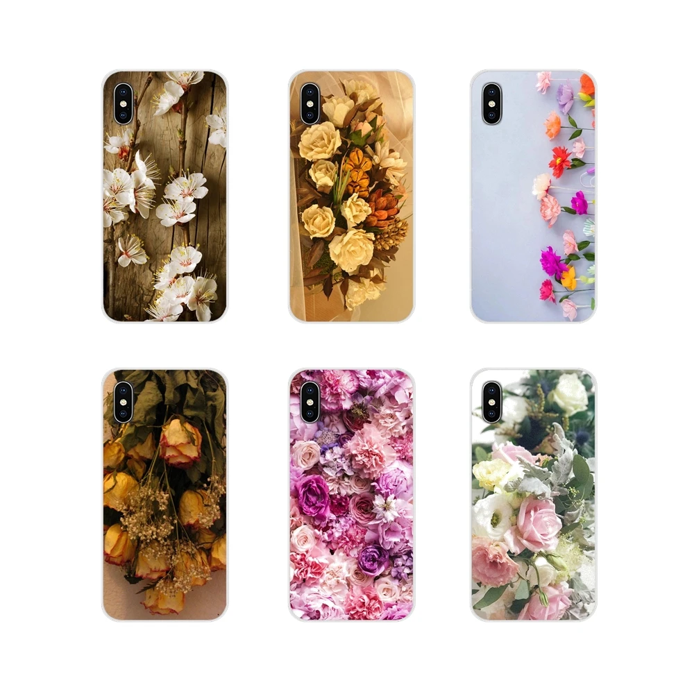 Силиконовые чехлы ручной работы с настоящими сушеными цветами для Samsung A10 A30 A40 A50