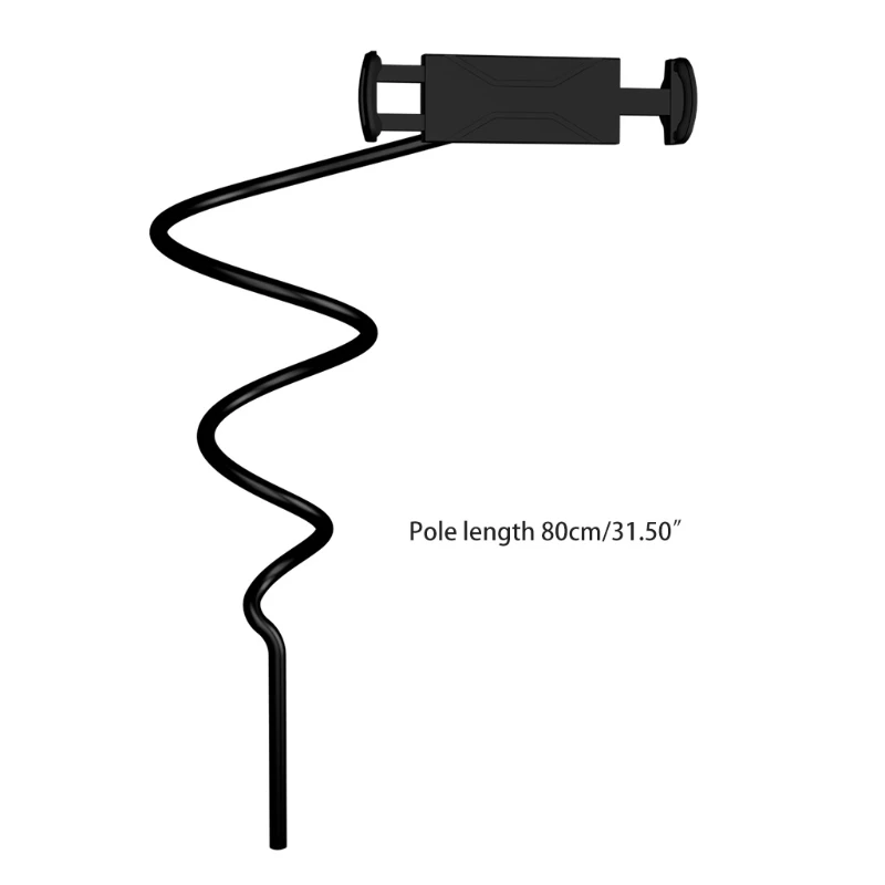 

H4GA Gooseneck Tablet Mount Holder Flexible Tablet Cell Phone Long Arm Clamp, Bed Stand for 4-13" Devices Used for Bed Sofa