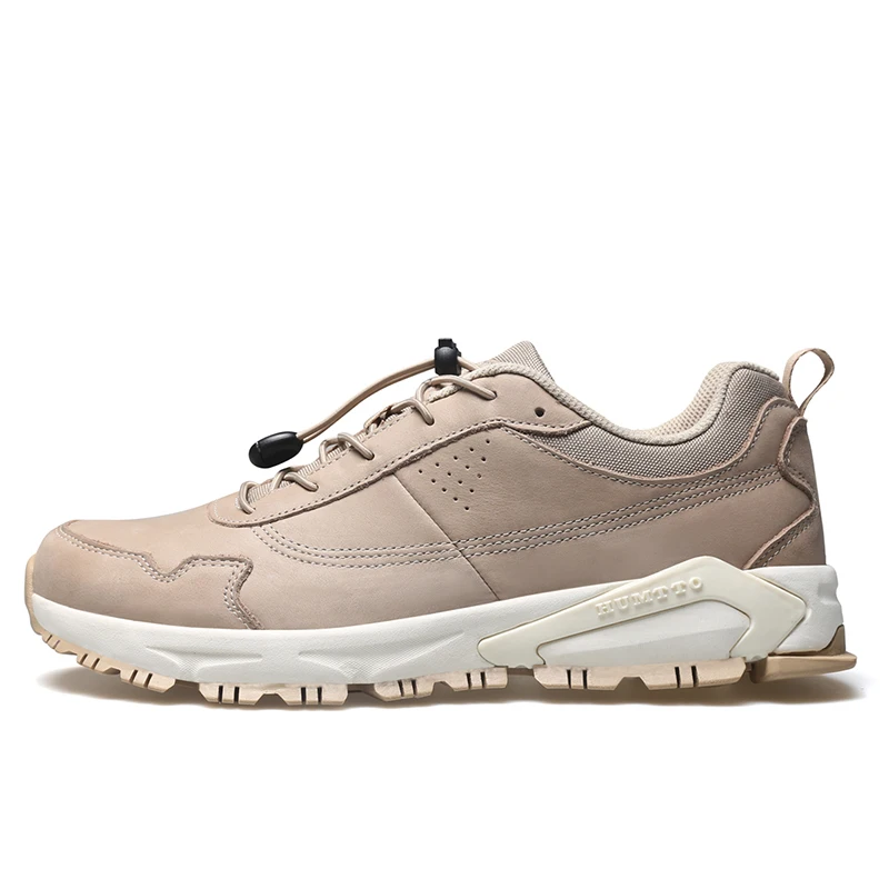 HUMTTO Light Running Shoes for Men Sneakers 2021 Outdoor Leather Luxury Designer Cushion Trainers Black Sport Casual Mens Shoes