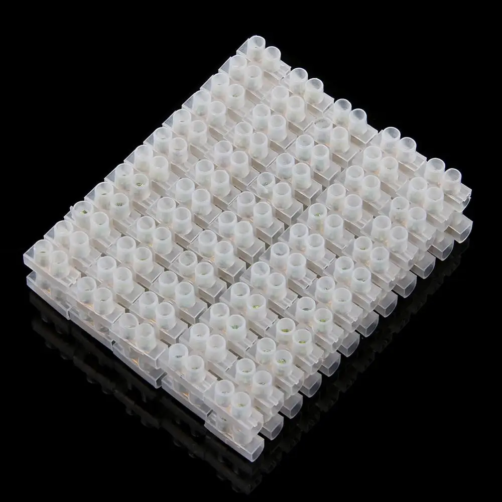 Новый винтовой клеммный барьер 10 шт. электрический провод 12 позиций блок 5A |