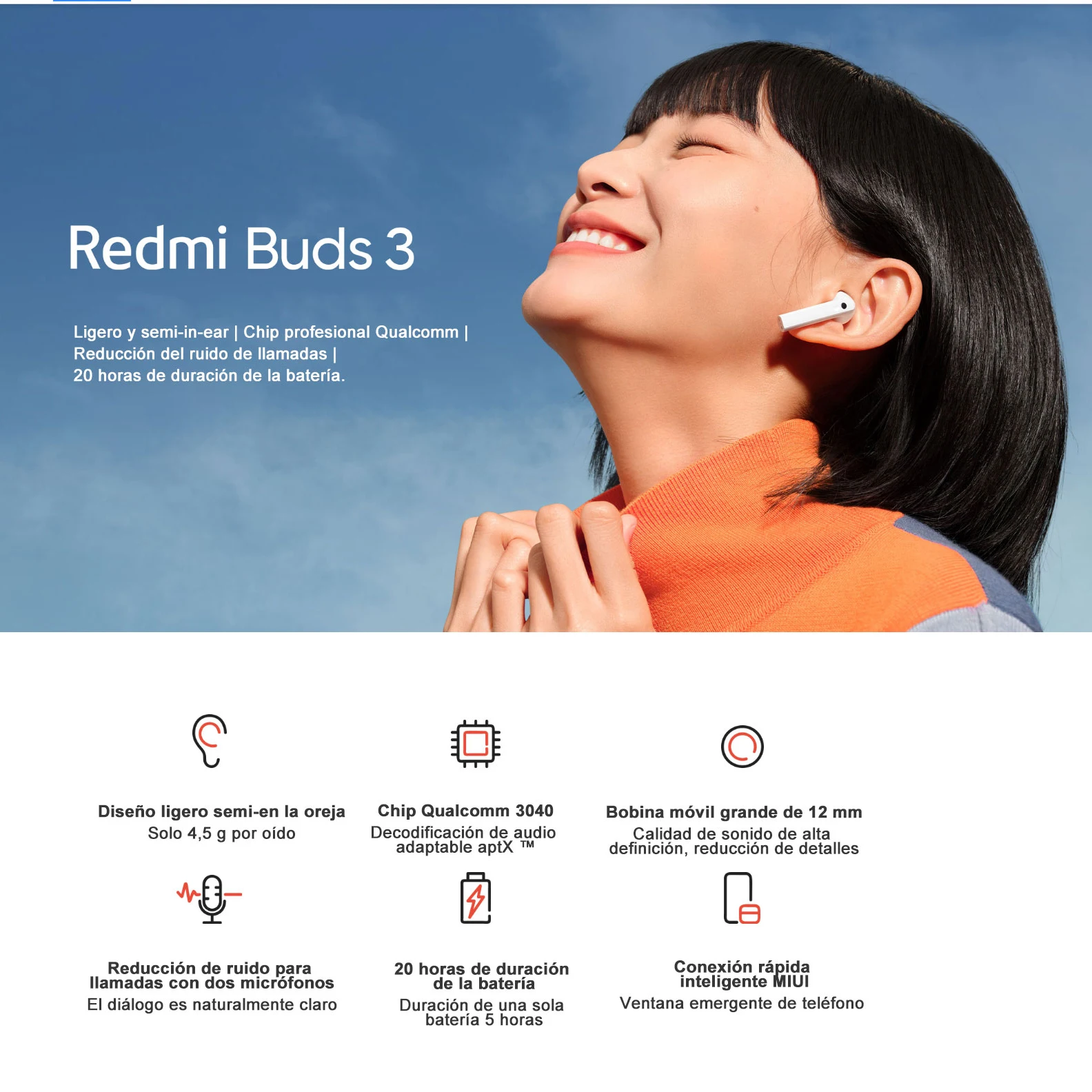 2021 Xiaomi Redmi Buds 3 TWS беспроводные Bluetooth-наушники Bluetooth 5 2 шумоподавляющие IP54