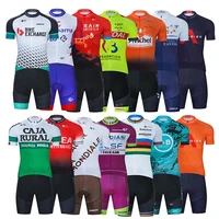 2021 summer team cycling jersey 20d gel set mtb uniform bicycle clothing quick dry bike clothes men short maillot culotte