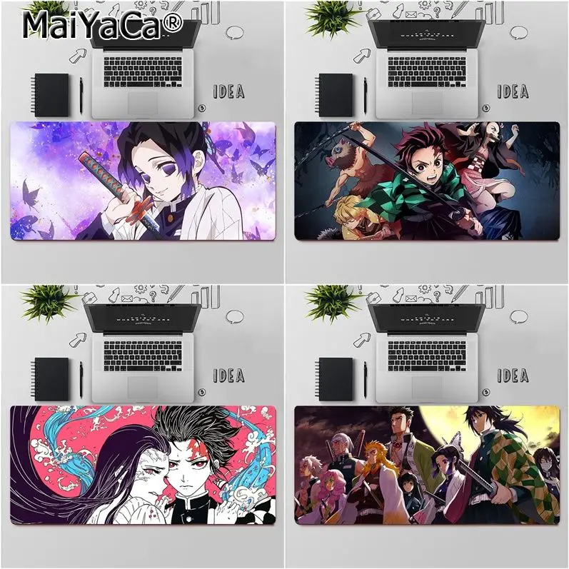 Maiya High Quality Demon Slayer Kimetsu no Yaiba Laptop Gaming Mice Mousepad Rubber Computer Gaming mousepad