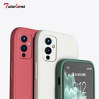 Новый чехол из жидкого силикона для Oneplus One Plus 9 8 7 6 8T 7T 6T Pro 9R, защитный чехол для камеры, задняя крышка с прямыми краями