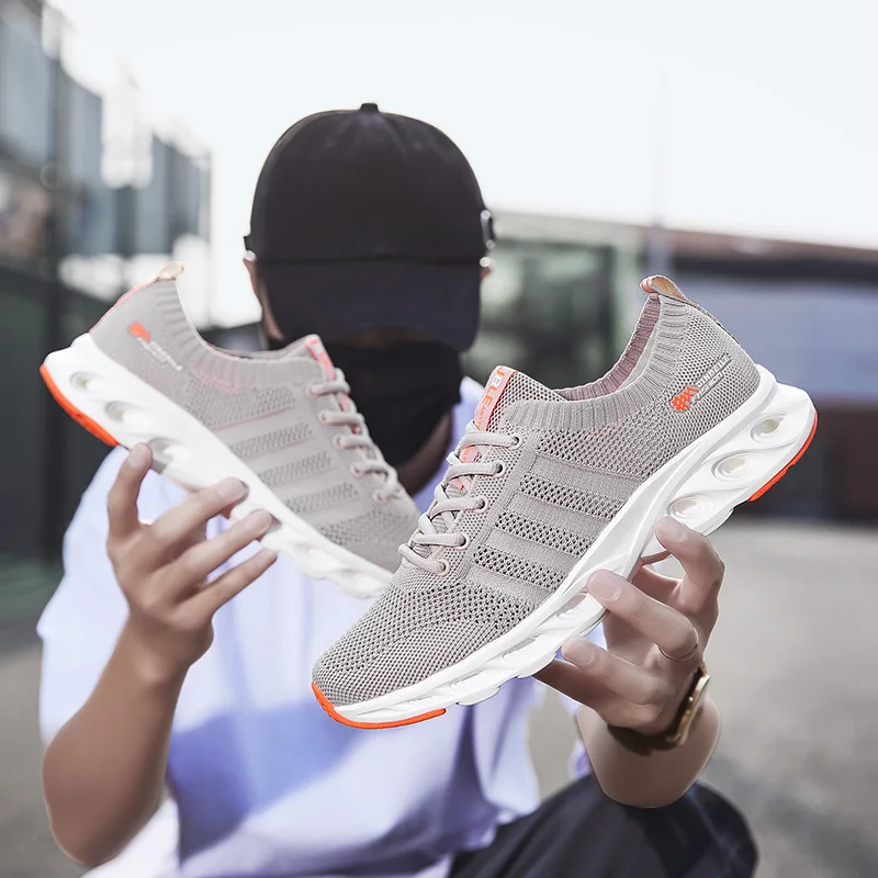 

Men's Outdoor Sport Shoes Jogging Casual Shoe Men's Mesh Breathable Casual Shoe Krasovki Tenis Masculino Zapatos De Hombre