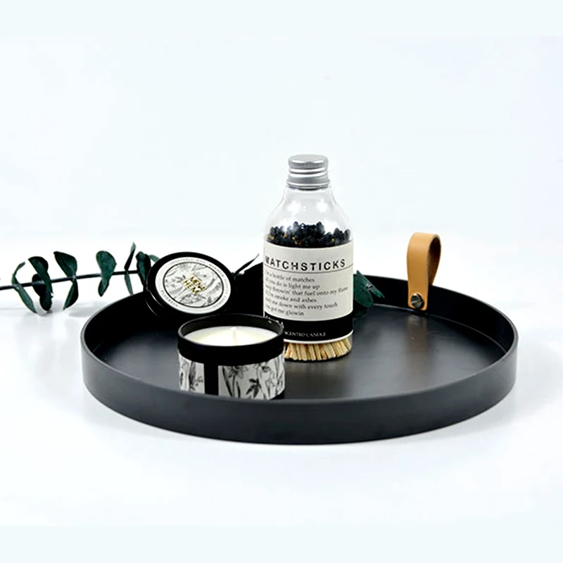 Поднос для ювелирных изделий из АБС кожи в скандинавском стиле портативная