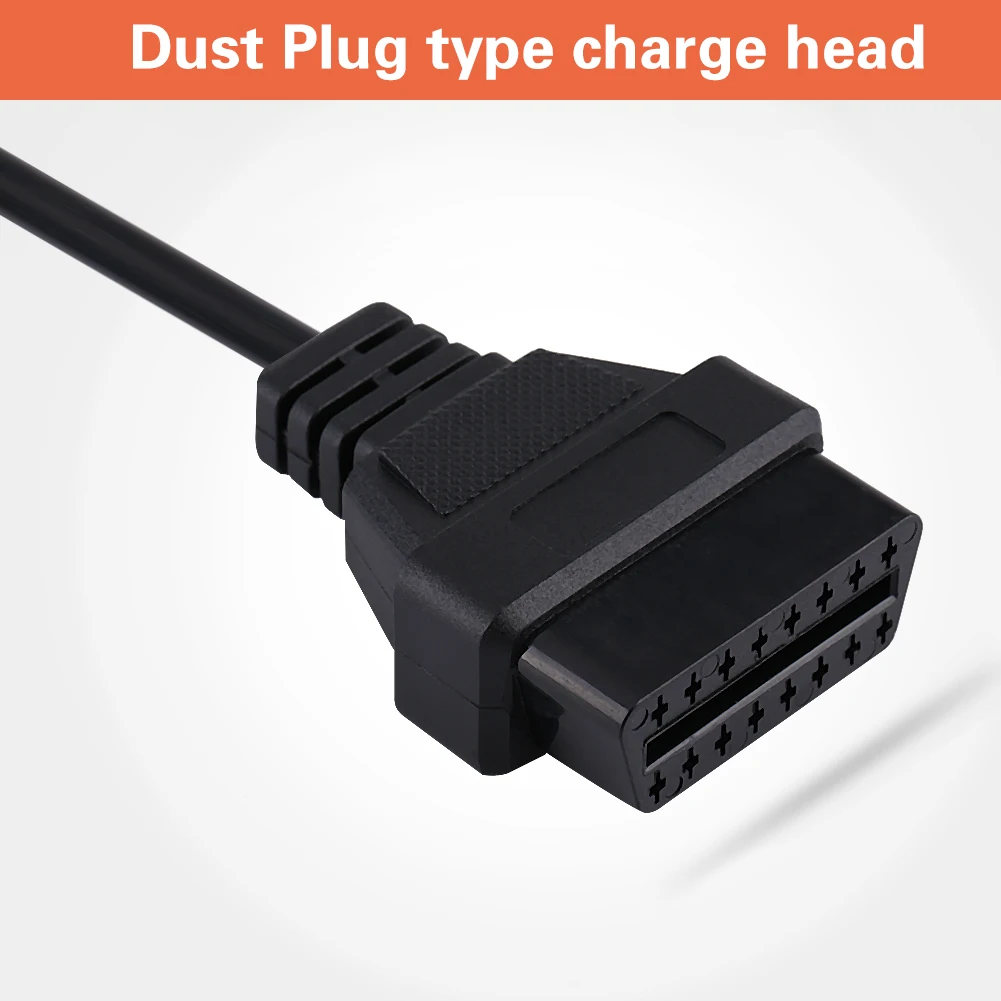 OBD2 Bluetooth адаптер 10 Pin до 16 черный разъем адаптера диагностический кабель подходит