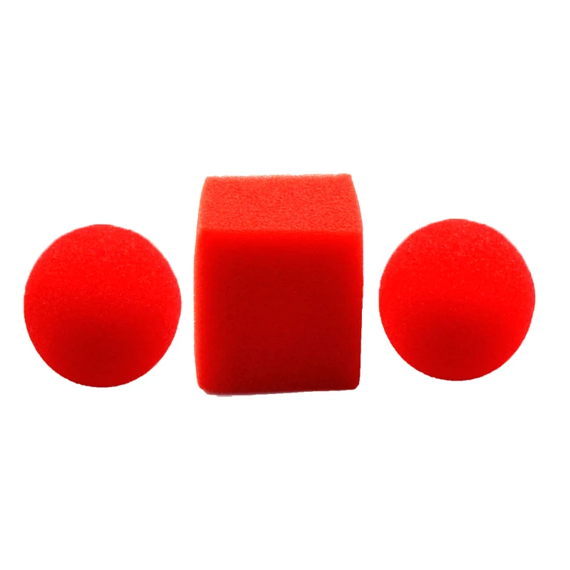 Free Shipping Magic Sponge Ball Two Circles One Square Super Elastic Children's Projects Toy High Quality Red | Игрушки и хобби