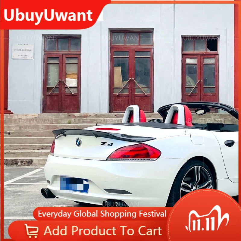 

Для BMW Z4 E89 Coupe автомобильное украшение 18i 20i 23i 28i 30i 35i задний спойлер из углеродного волокна 2009-2014 R Стиль